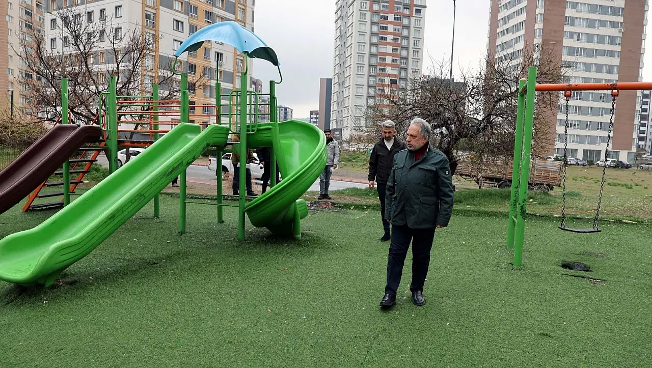 Talas'ta park ve otopark olarak değerlendirilebilecek alanlar incelendi