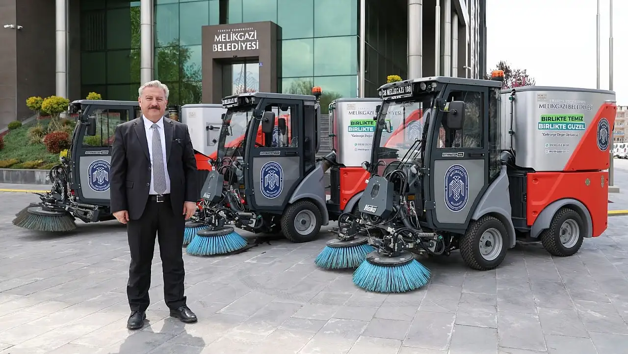 Kayseri Melikgazi Belediyesi'nde araç filosu güçleniyor: 3 yeni araç hizmete katıldı!
