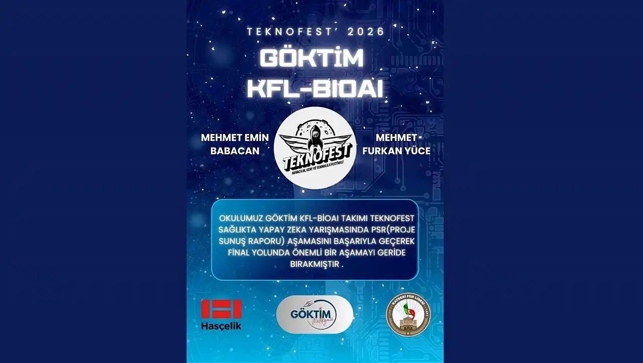 TEKNOFEST'te büyük başarı: Melikgazi GÖKTİM takımı finale koşuyor