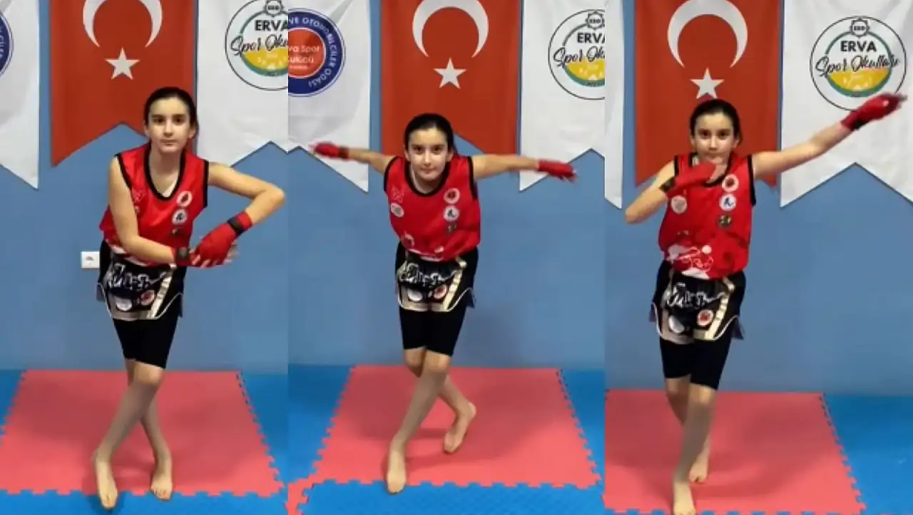 Kazakistan'da başlayan Kartal Dansı akımına Kayseri'de bakın neresi katıldı!