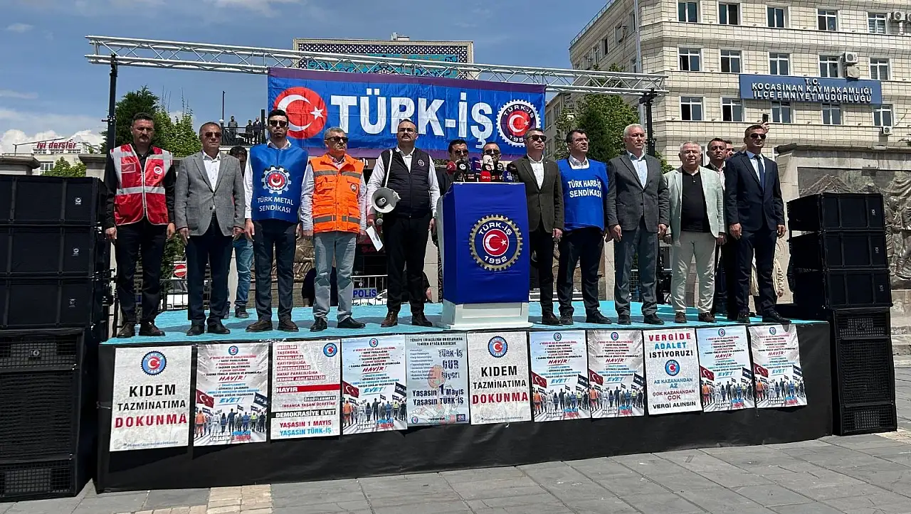 Kayseri'de sendika üyeleri bir arada!