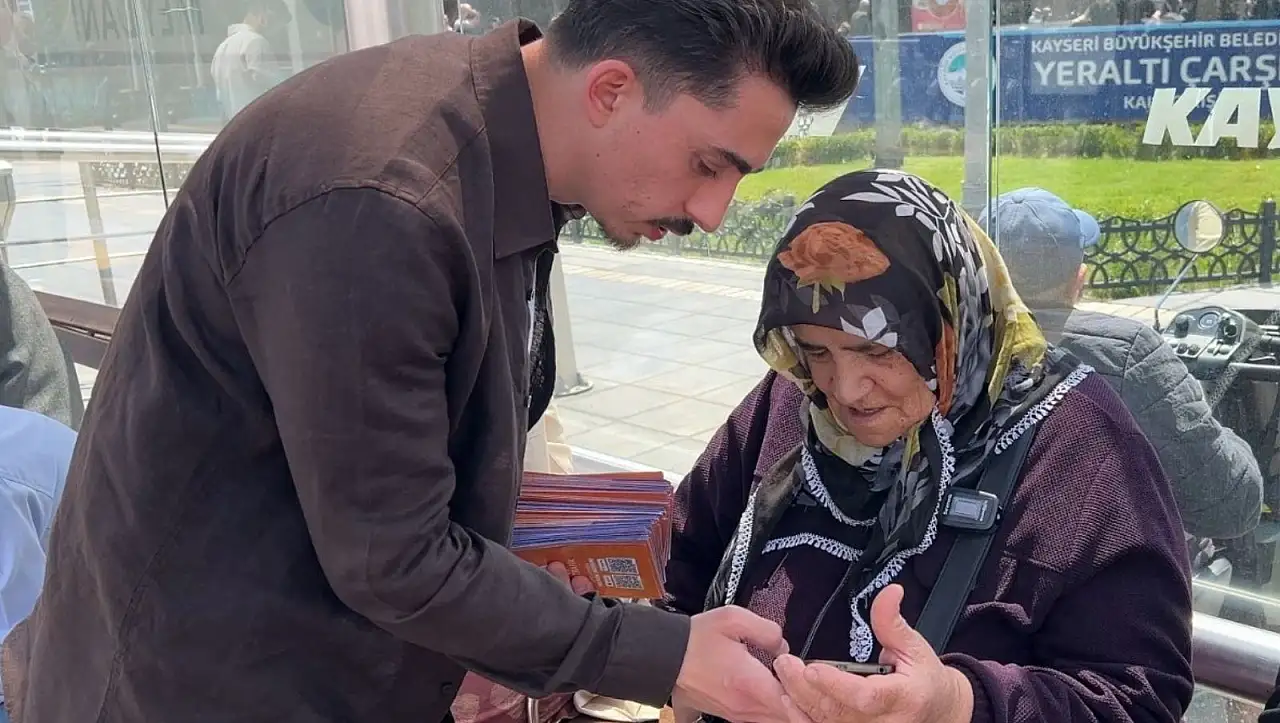Kayseri'de Büyükşehir Belediyesi ekipleri sahada vatandaşlara uygulamayı anlattı!
