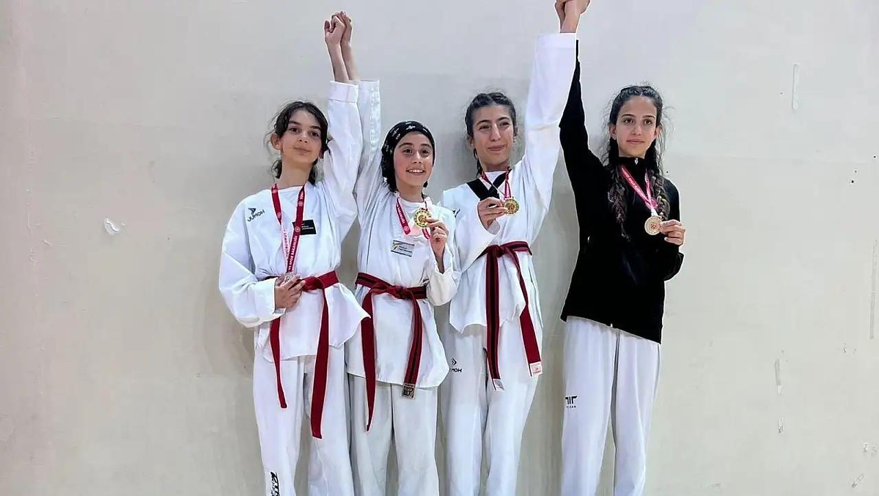 Kayserili minik sporculardan büyük başarı – 14 madalya birden!