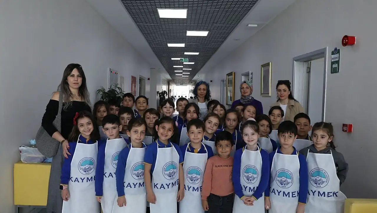 Minik şefler Kayseri'de mutfakta buluştu!