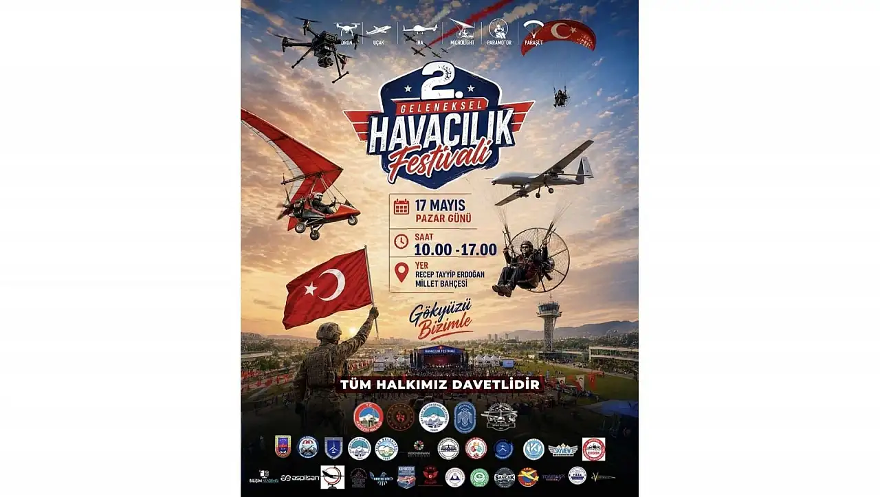 '2. Geleneksel Havacılık Festivali' Pazar günü Kayseri'de!