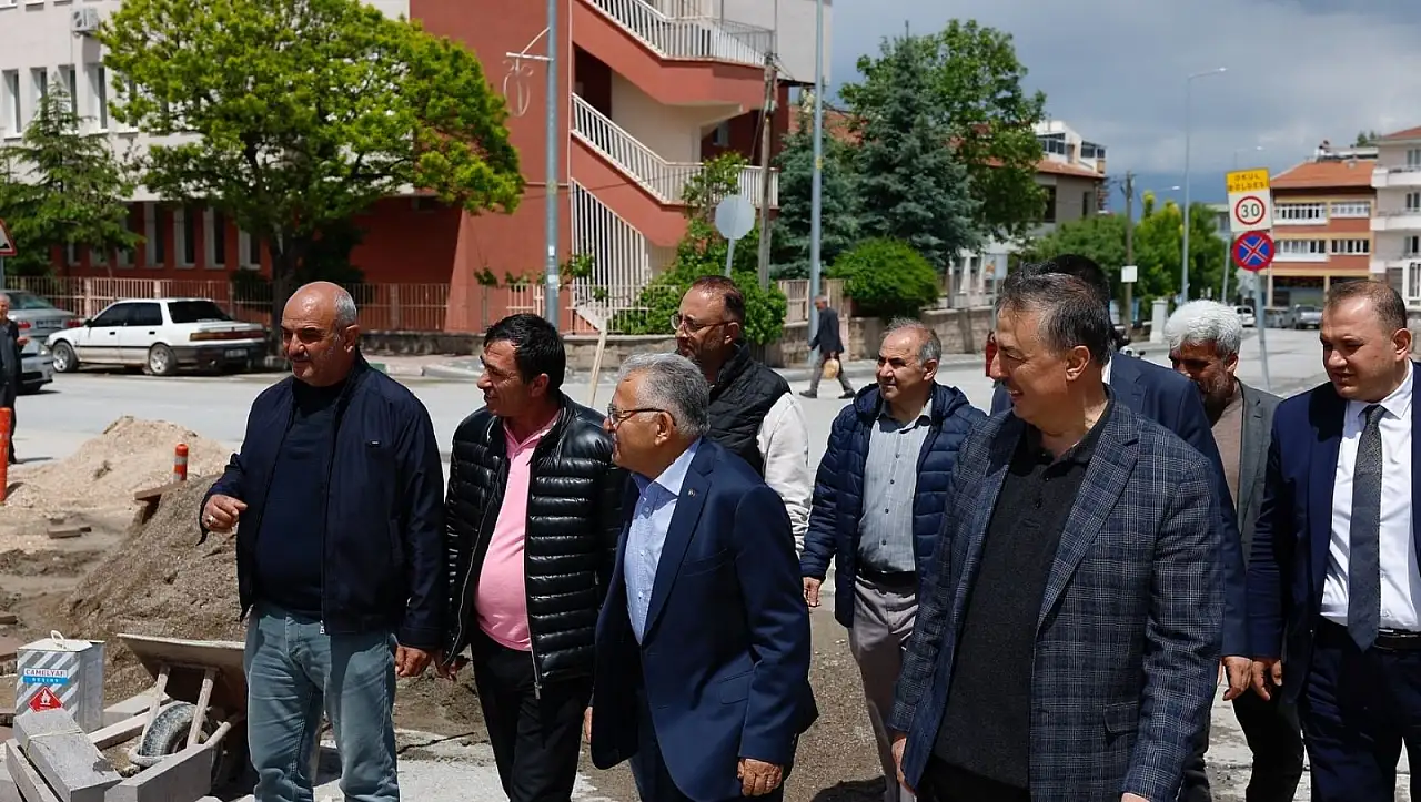 Başkan Büyükkılıç'tan Yeşilhisar çıkarması - Yatırımlar incelendi!