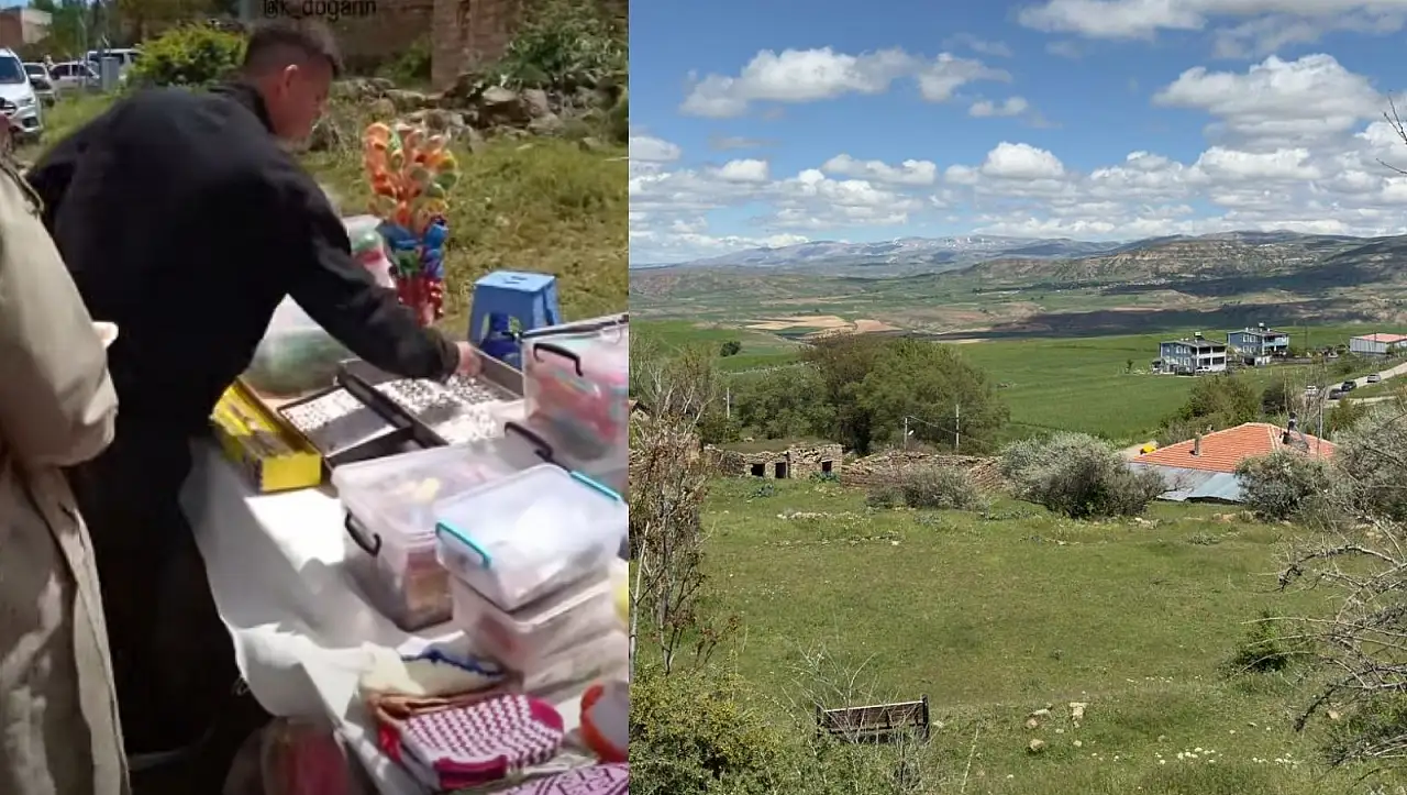 Kayseri kırsalında ücretsiz pilav şenliği: 1000'i aşkın kişi katıldı!