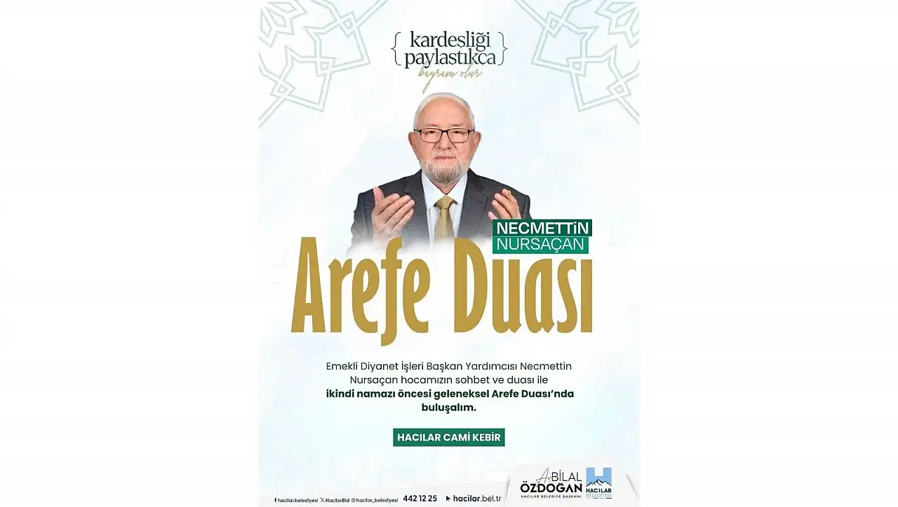 Necmettin Nursaçan Kayseri'de o adreste!