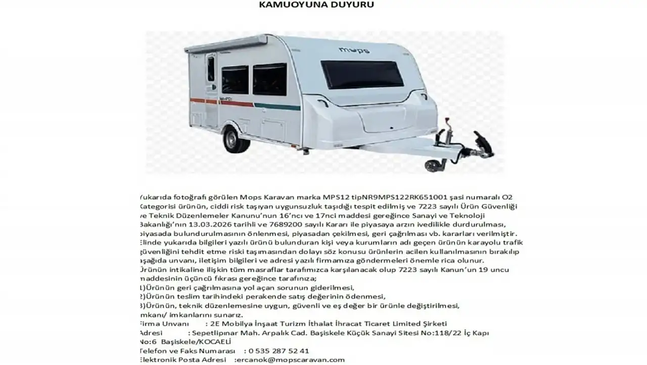 Kayserililer dikkat: Bir karavan daha toplatılıyor!