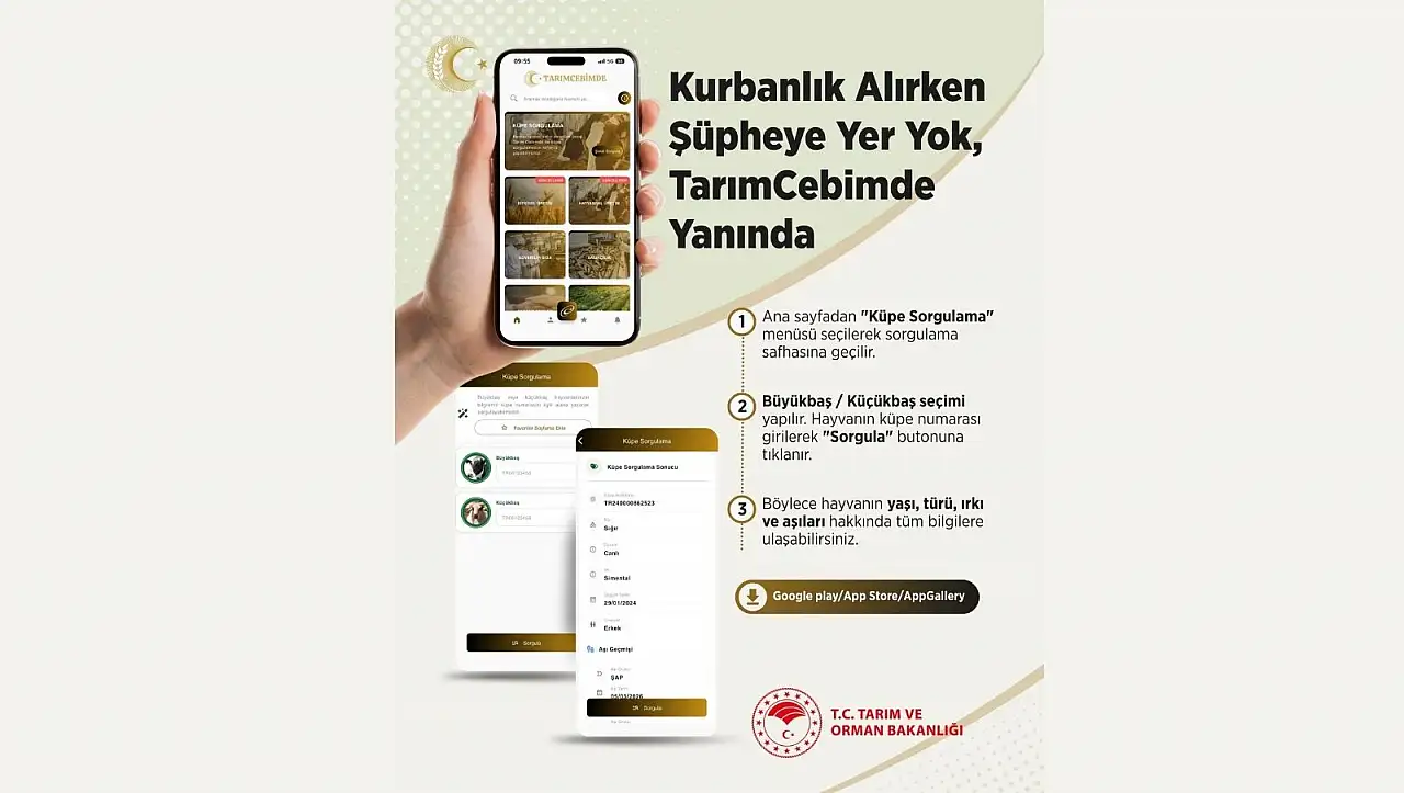 Bakanlıktan açıklama geldi: Kurbanlık seçiminde 'Tarım Cebimde'