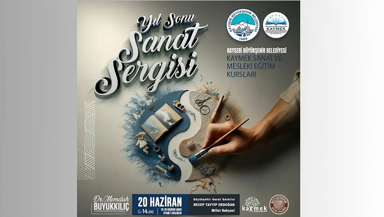 Kayseri'nin 6'ıncı üniversitesi Geleneksel Yıl Sonu Sergisi'ni açıyor!