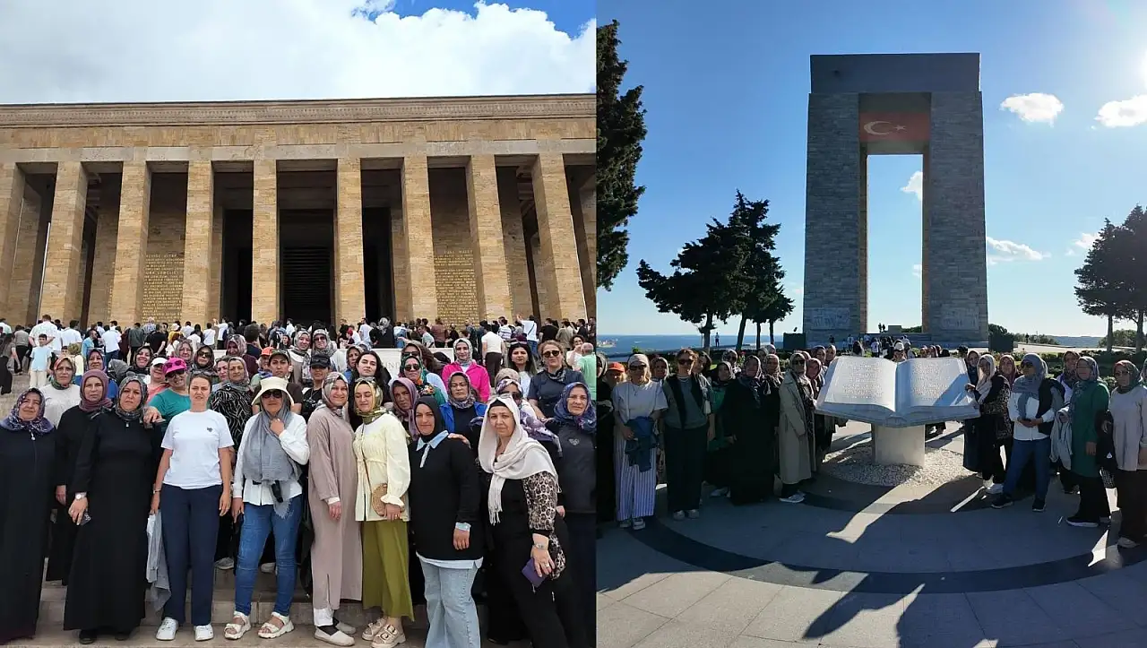 Bünyanlı kadınlara özel Çanakkale-Bursa-Ankara kültür gezisi düzenlendi