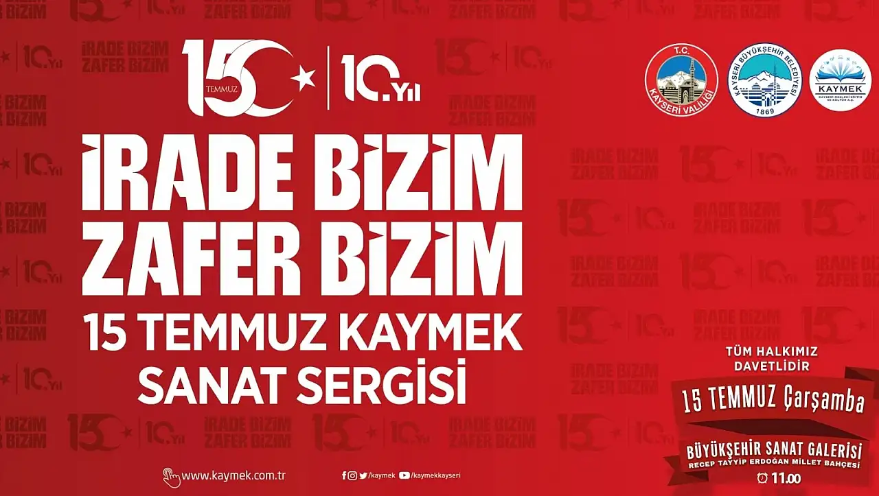 KAYMEK'ten 15 Temmuz'a özel sergi