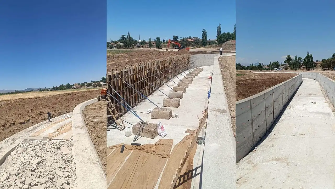 Sosun Deresi'nde kritik eşik geçildi: Taşkın koruma çalışmaları sürüyor