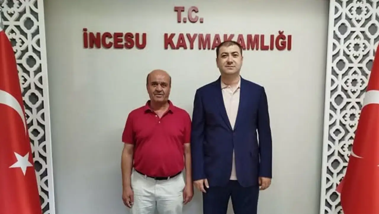 Kayseri'de emekliye ayrılan MEM şefine kaymakamdan başarı belgesi