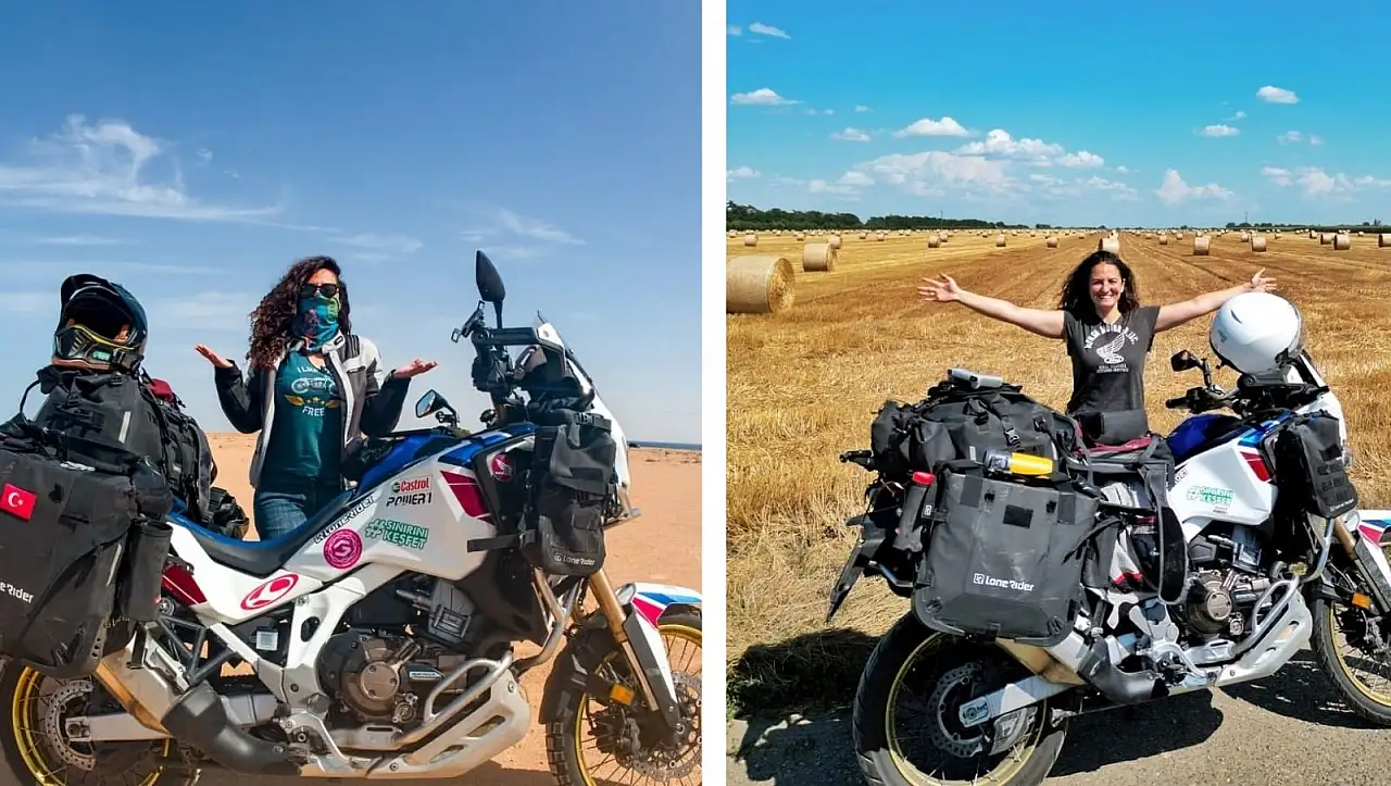 Kıtaları motosikletiyle aşan akademisyen Asil Özbay'dan Kayseri itirafı: ''En uzun yolculuğum burada oldu''