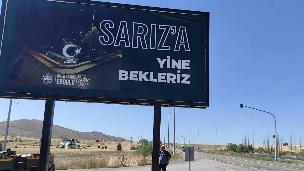 Sarız'a yeni dokunuş: İlçe girişleri yenilendi