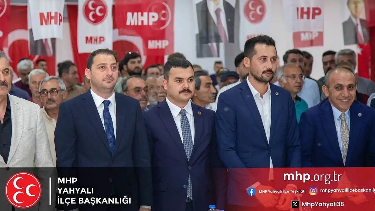 MHP Yahyalı'da yeni başkan belli oldu! Salondan hangi mesajlar çıktı?