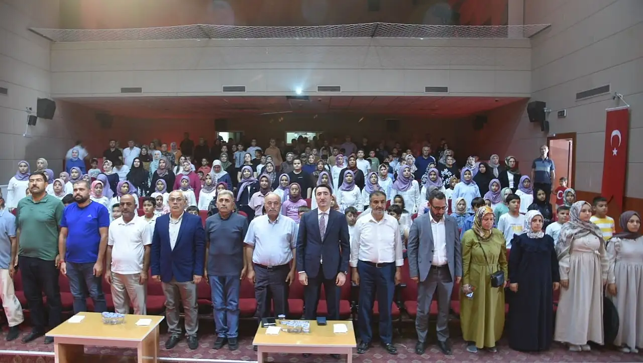 Develi'de Yaz Kur'an Kursu kapanış programı düzenlendi
