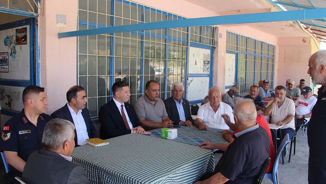 Sarız Kaymakamı Aykut Canol'dan mahalle ziyaretleri