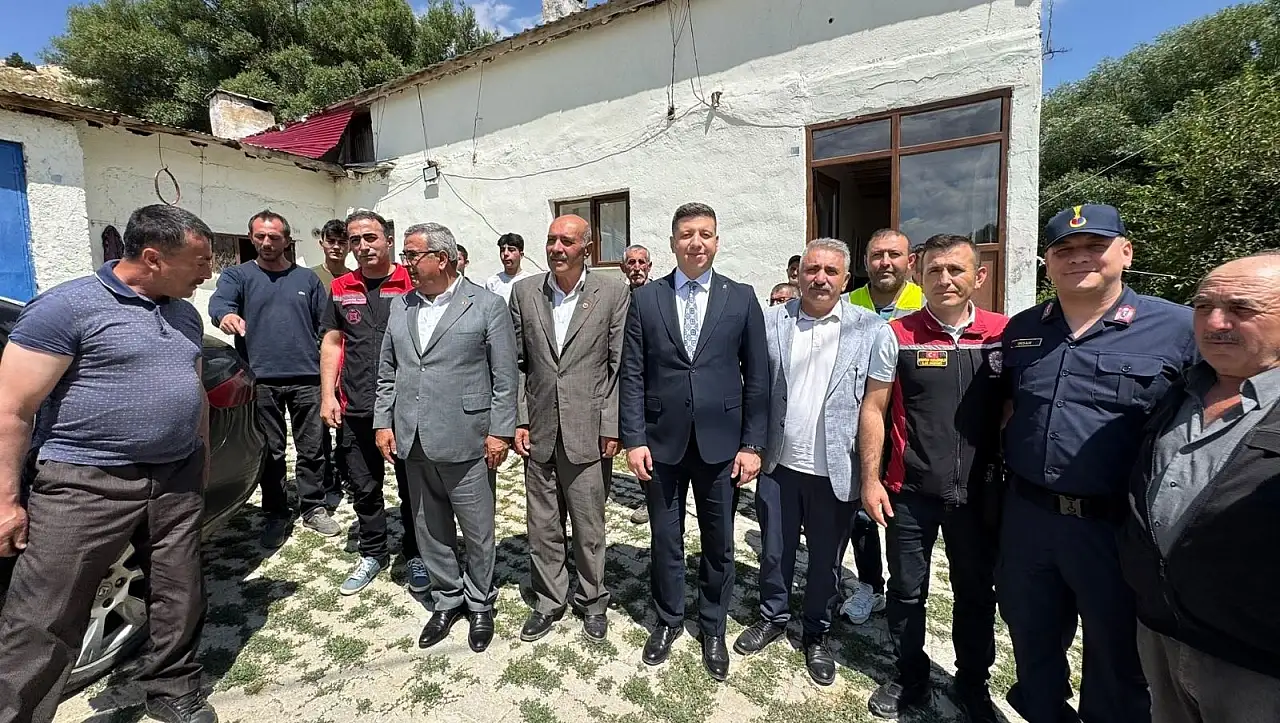 Kaymakam Canol ve Başkan Eroğlu sahada!