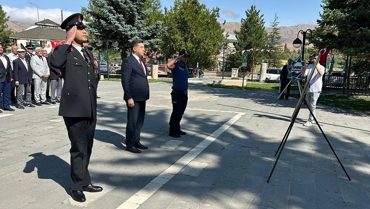 Sarız'da 30 Ağustos Zafer Bayramı'nın 104. yıl dönümü kutlandı!