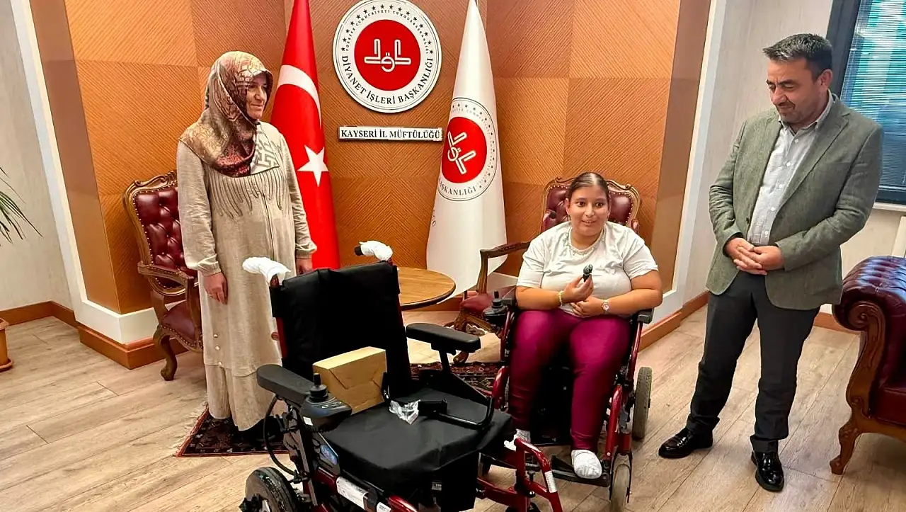 Kayseri'de Ebru Durmuş'un yüzünü güldüren destek!