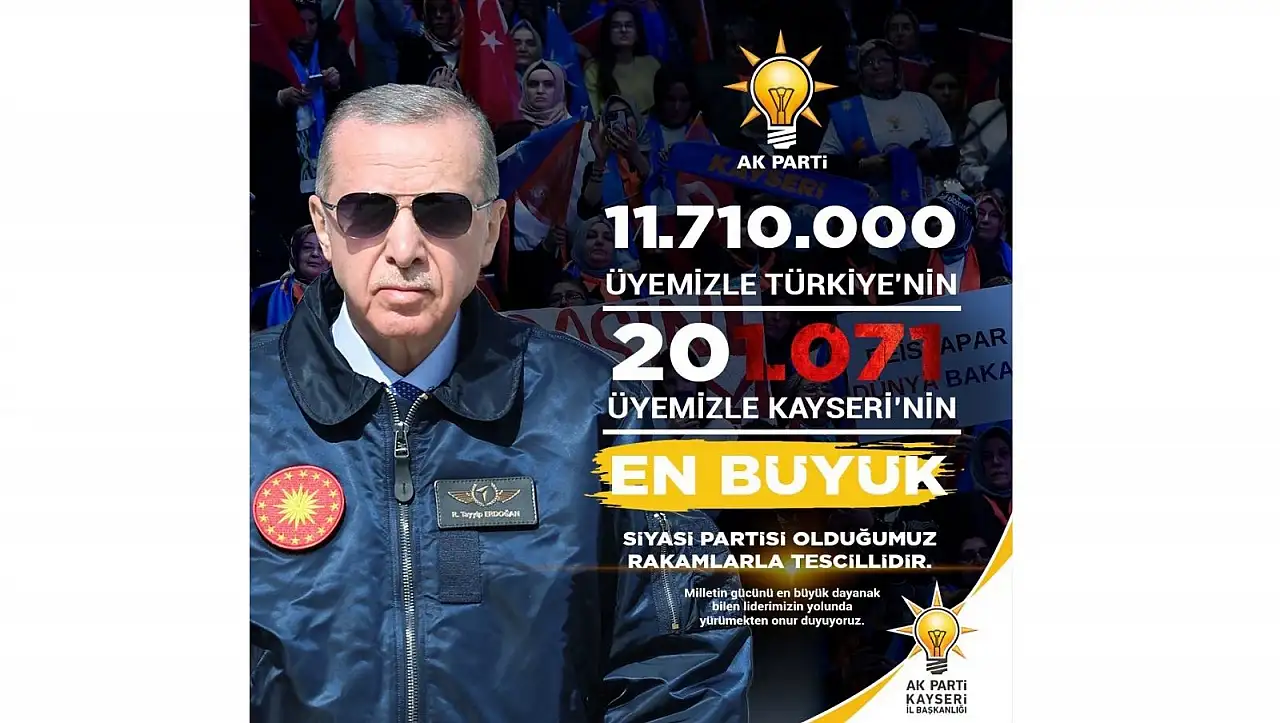 AK Parti Kayseri: ''Her zaman sahadayız''