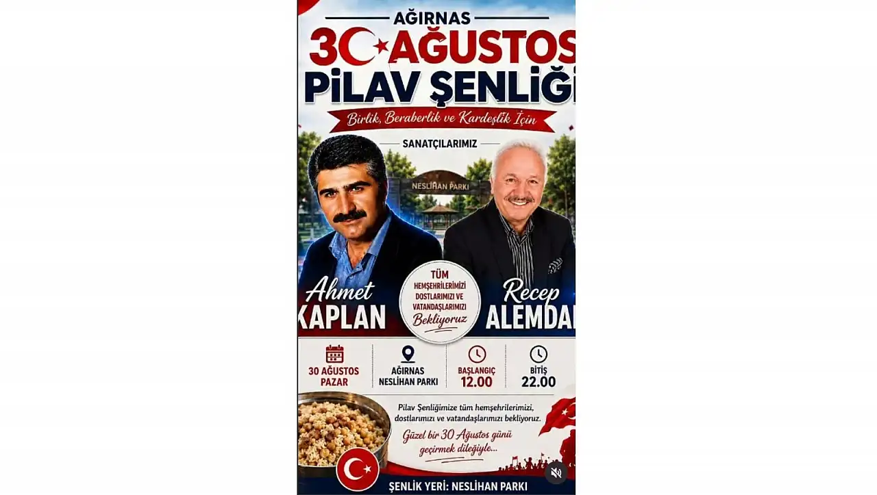 Kayseri'de Mimar Sinan'ın memleketi Ağırnas'ta pilav şenliği hazırlıkları başladı!