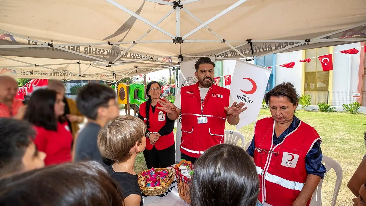 Mersin'de çocuklara 'Sağlıklı Gelecek' eğitimi!