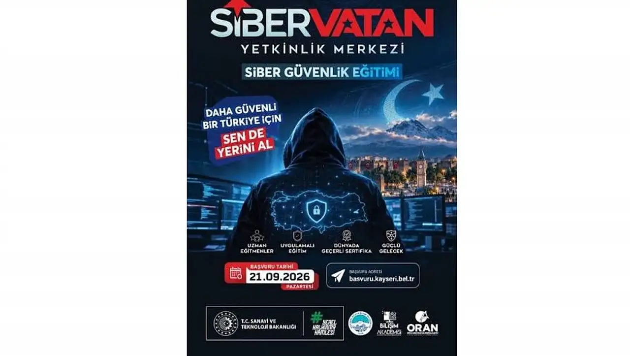 Kayseri'de gençlere siber güvenlik eğitimi ve uluslararası sertifika fırsatı!