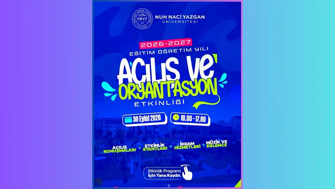 NNYÜ'de yeni dönem başlıyor: Öğrencileri renkli bir program bekliyor!