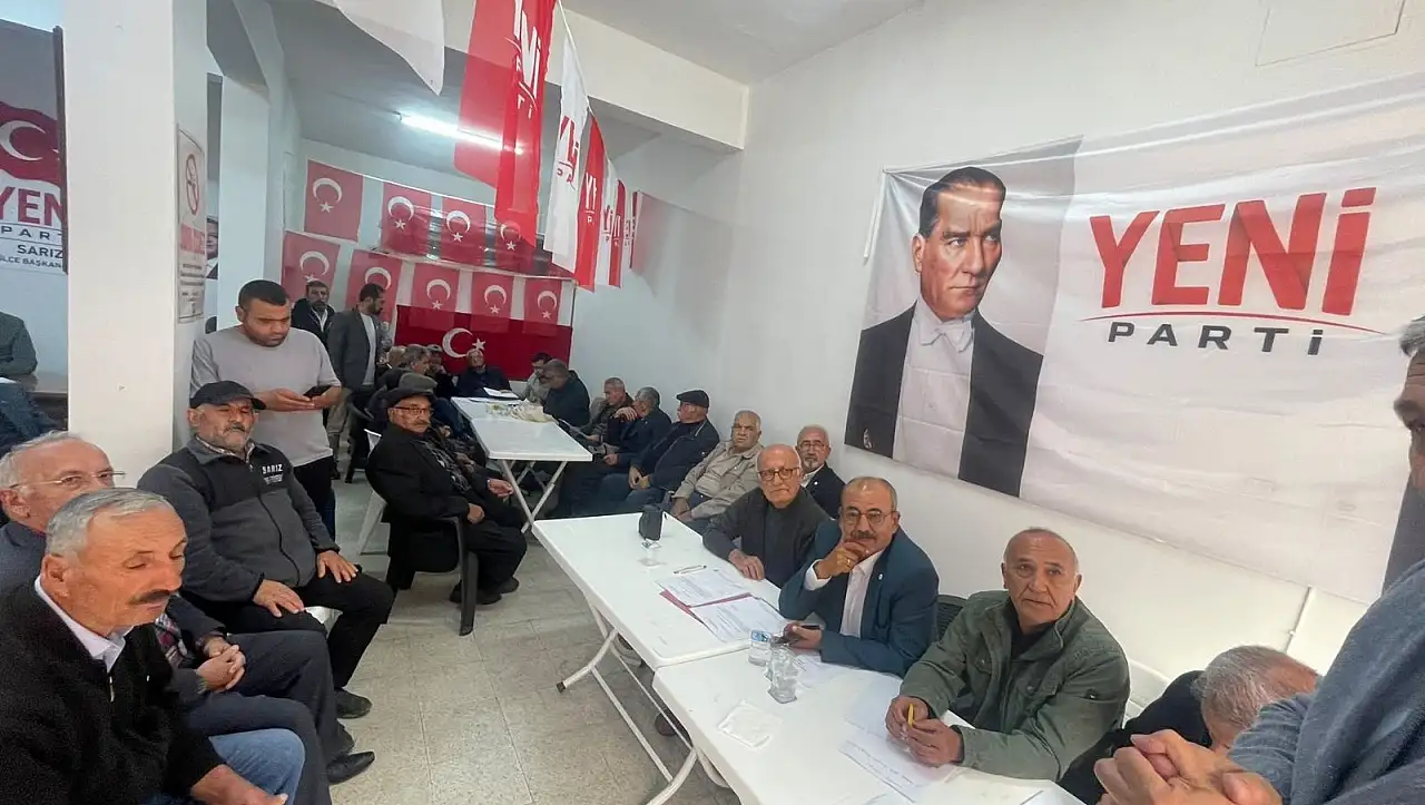 Sarız CHP'de kongre heyecanı: Yönetim güven tazeledi!