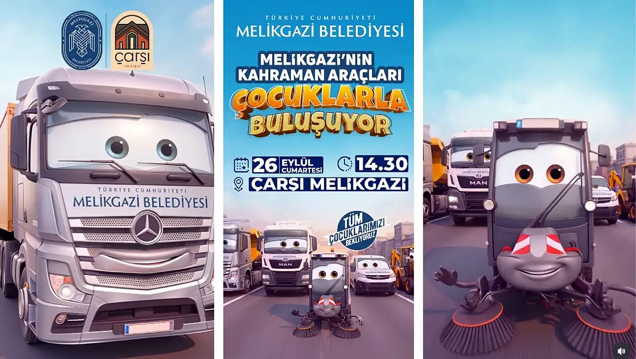 Melikgazi'den dikkat çeken tanıtım: 48 yeni araç çocuklarla buluşuyor!