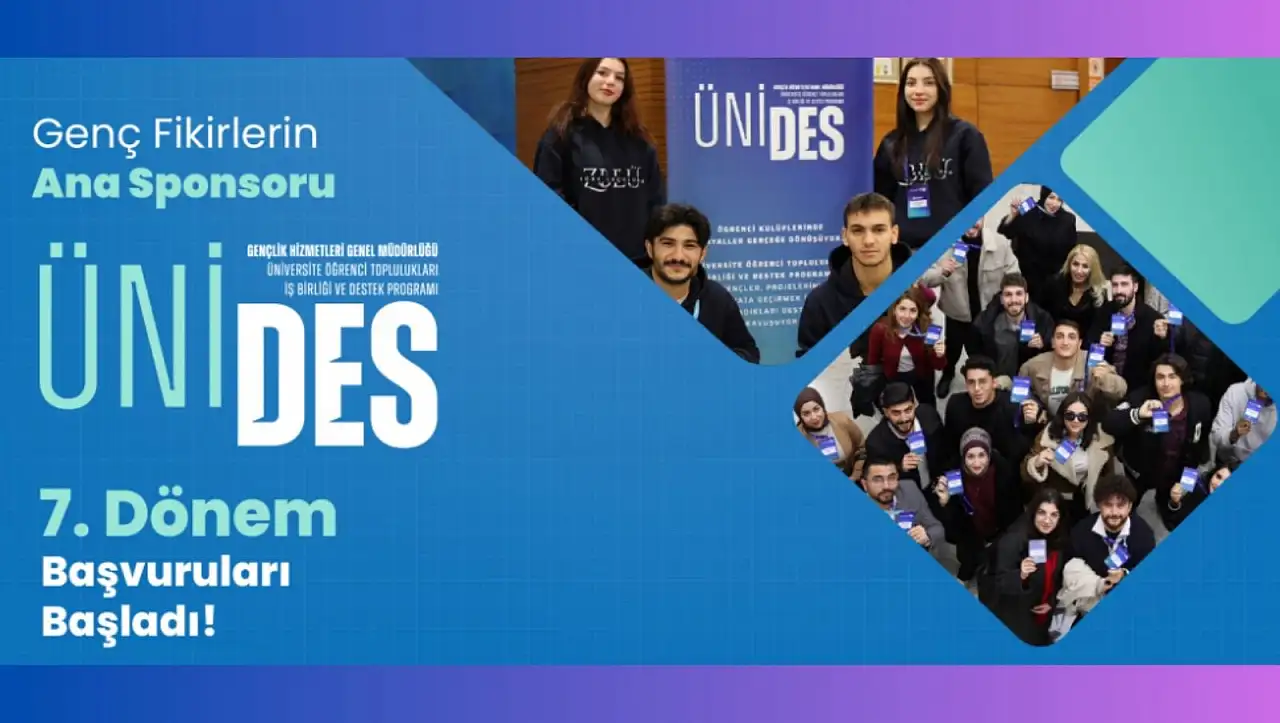 ÜNİDES'ten öğrenci kulüplerine 135 bin TL'ye kadar destek!