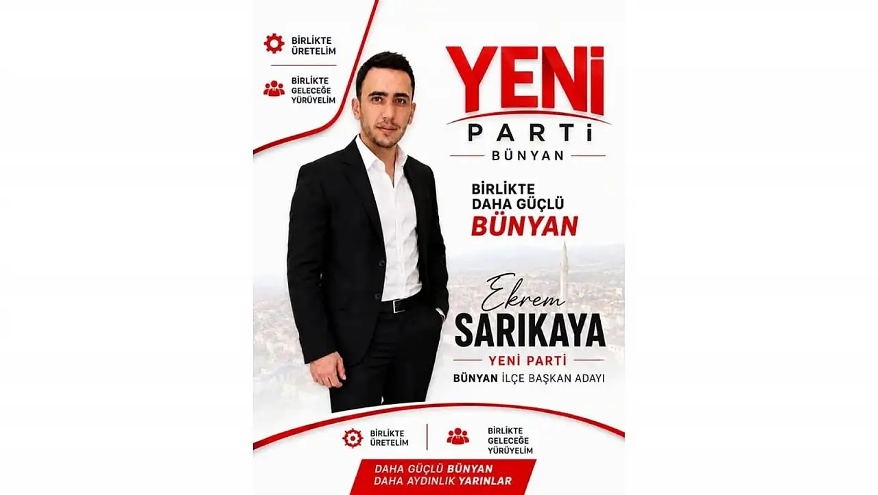 Bünyan'da seçim hareketliliği sürüyor: Bir isim daha adaylığını açıkladı!