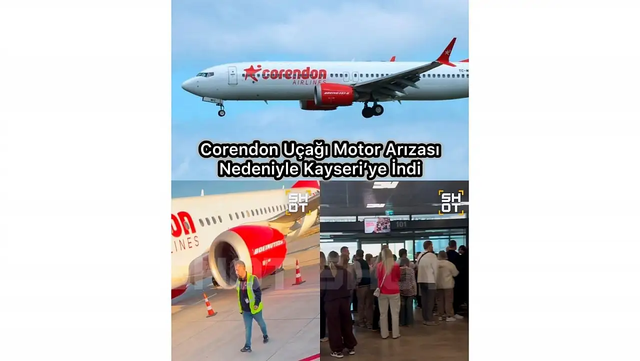 Uçakta 160 kişi var: Ufa-Antalya seferini yapan uçak Kayseri'ye zorunlu iniş yaptı!