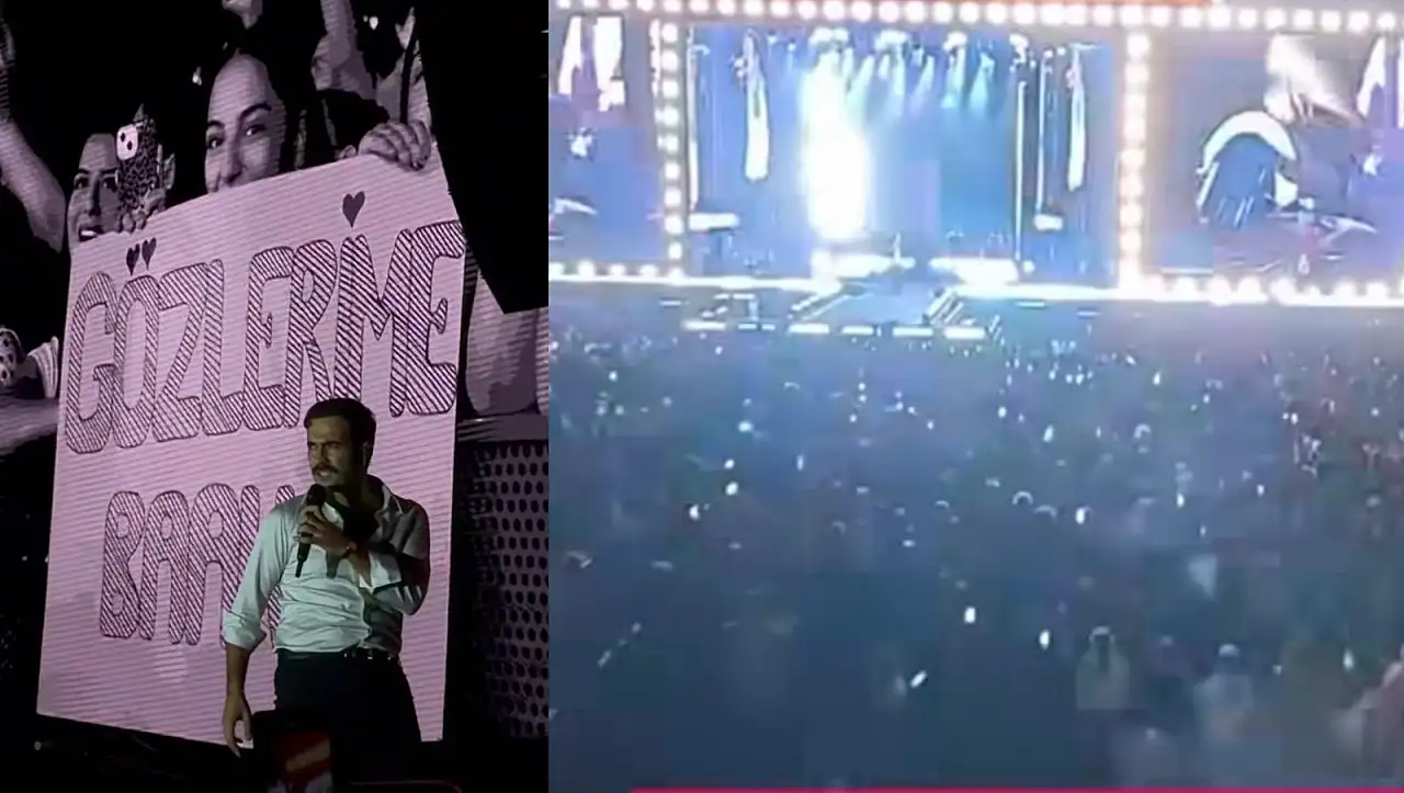 Millet Bahçesi'nde gecenin ritmi değişti: Kayseri Mert Demir konserinde izdiham yaşandı!