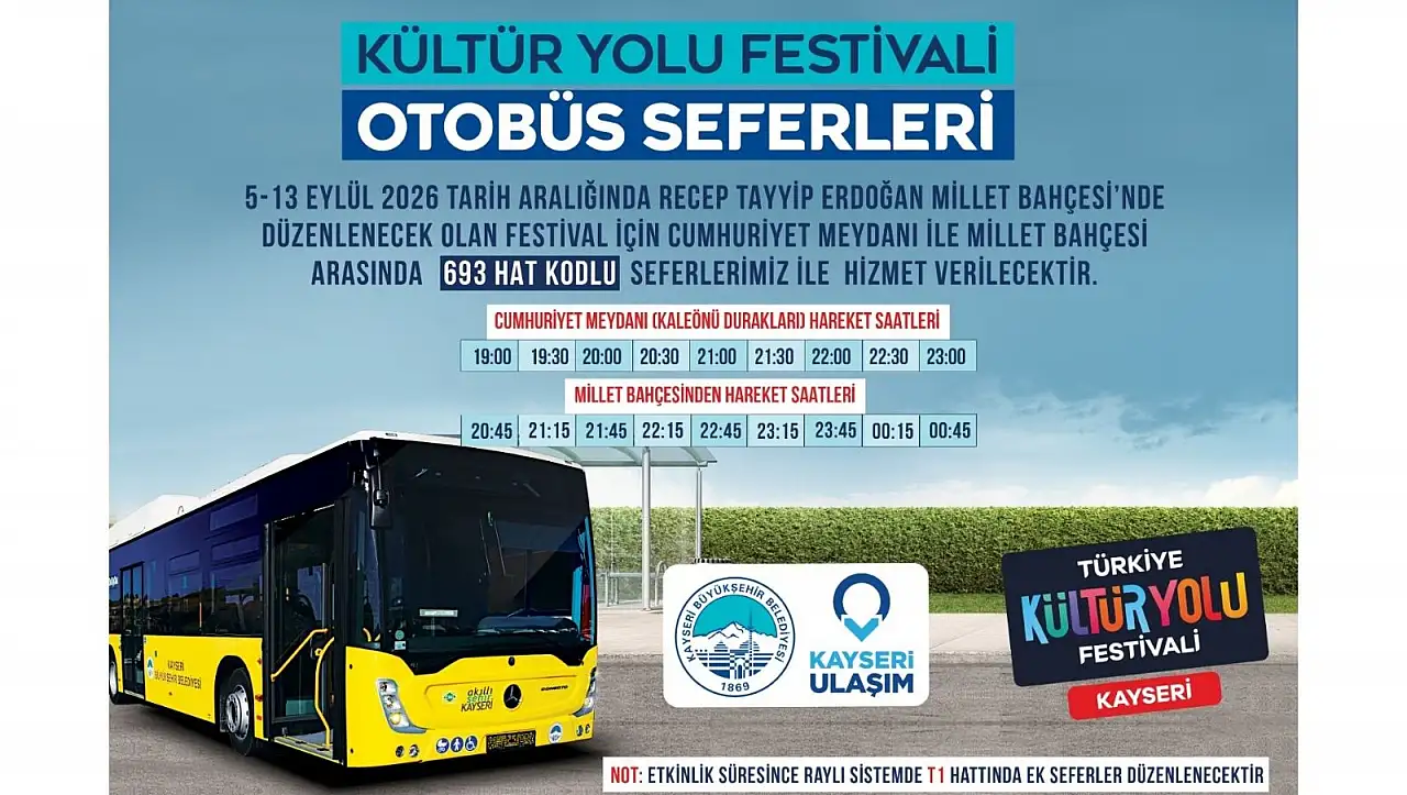 Kültür Yolu Fetsivali'ne özel ring: İşte hatlar ve sefer saatleri!