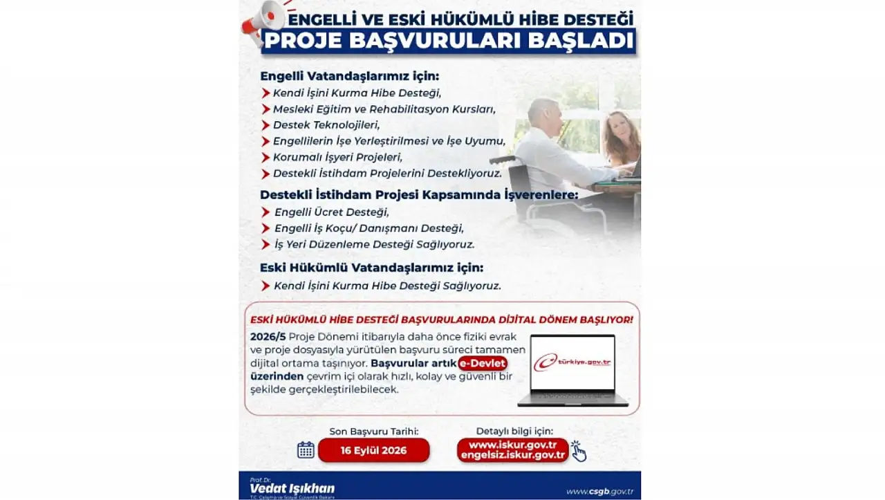 İş kurmak isteyenlere müjde! Hibe desteğinde başvurular başladı