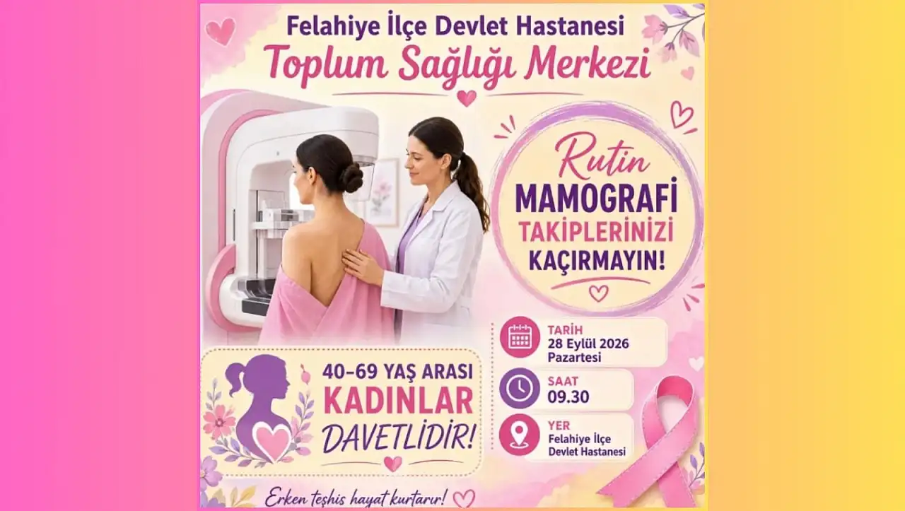 Felahiye'de 40-69 yaş arası kadınlara mamografi çağrısı