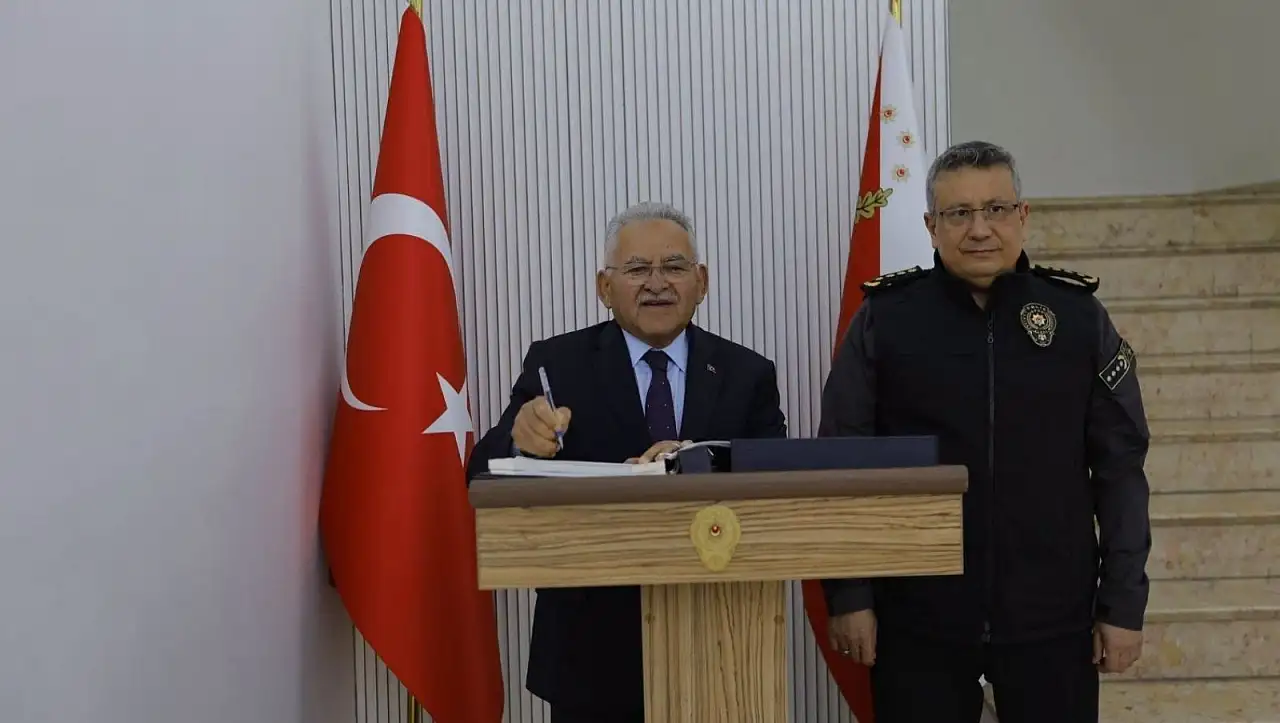 Büyükkılıç'tan İl Emniyet Müdürü Ergen'e hayırlı olsun ziyareti