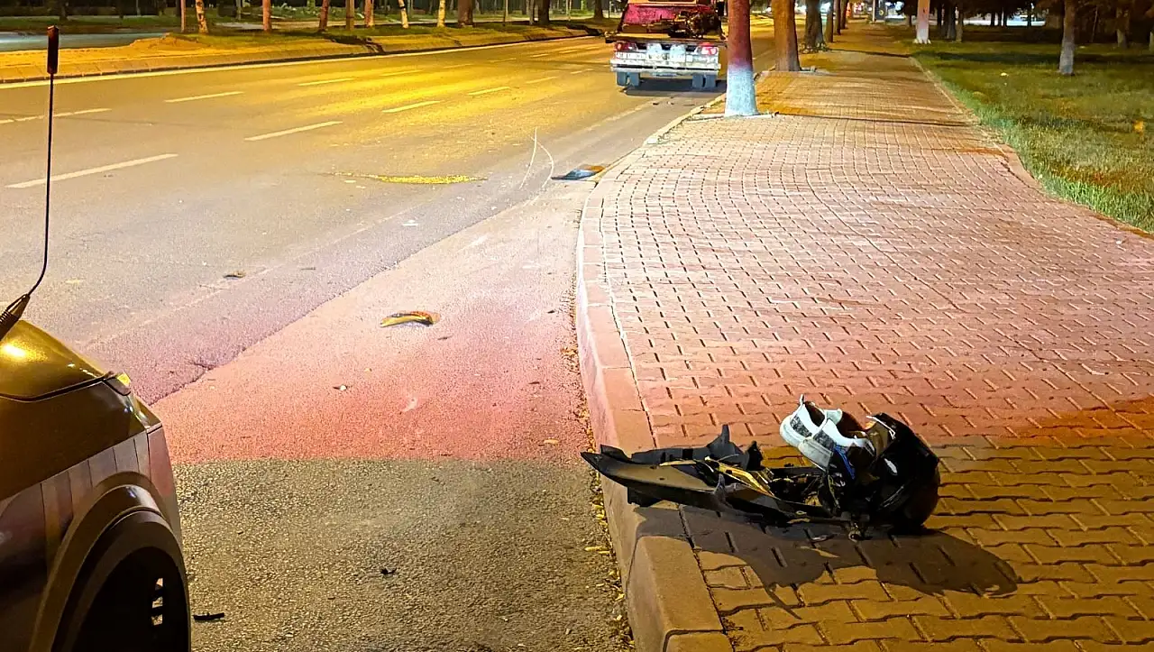 Kayseri'de motosiklet sürücüsü 50 metre sürüklendi: 1 ağır yaralı!