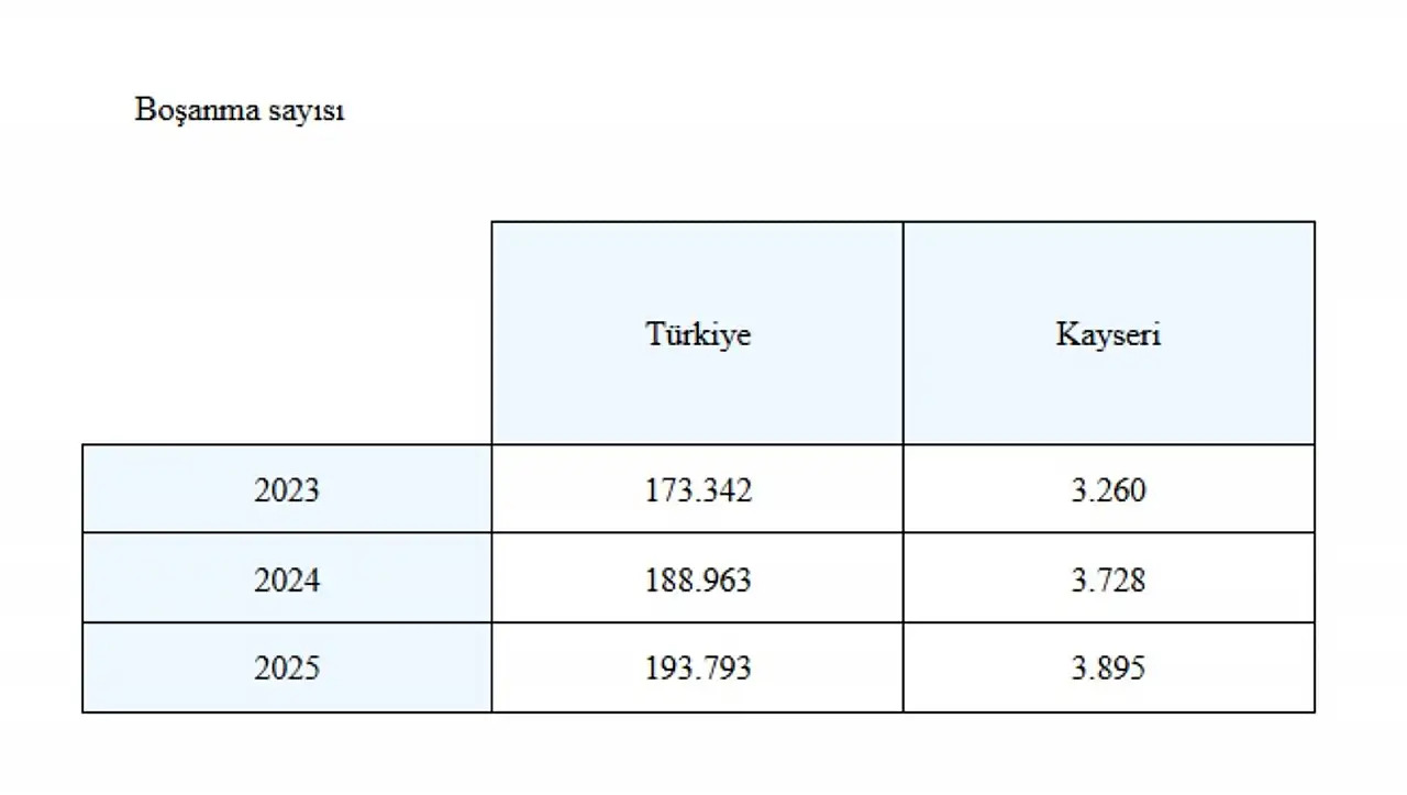 Kayseri'de rakamlar yükselişe geçti! Evlilikler çatırdıyor!