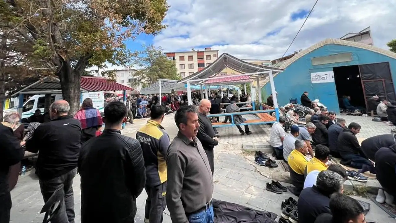 Kayseri'de görevli polis memuru için son görev...