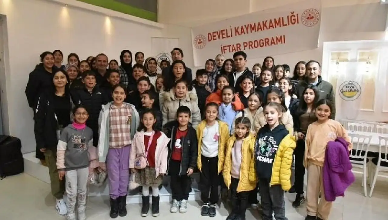 Develi'de o iftar çok konuşulacak! 200 genç sporcu aynı masada…