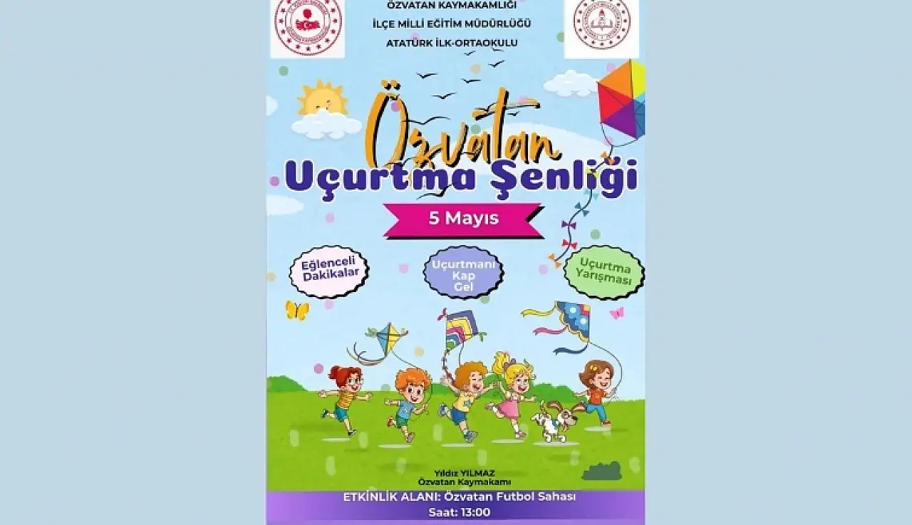 Kayseri'de gökyüzü rengarenk olacak: Uçurtma şenliği için tarih belli oldu!