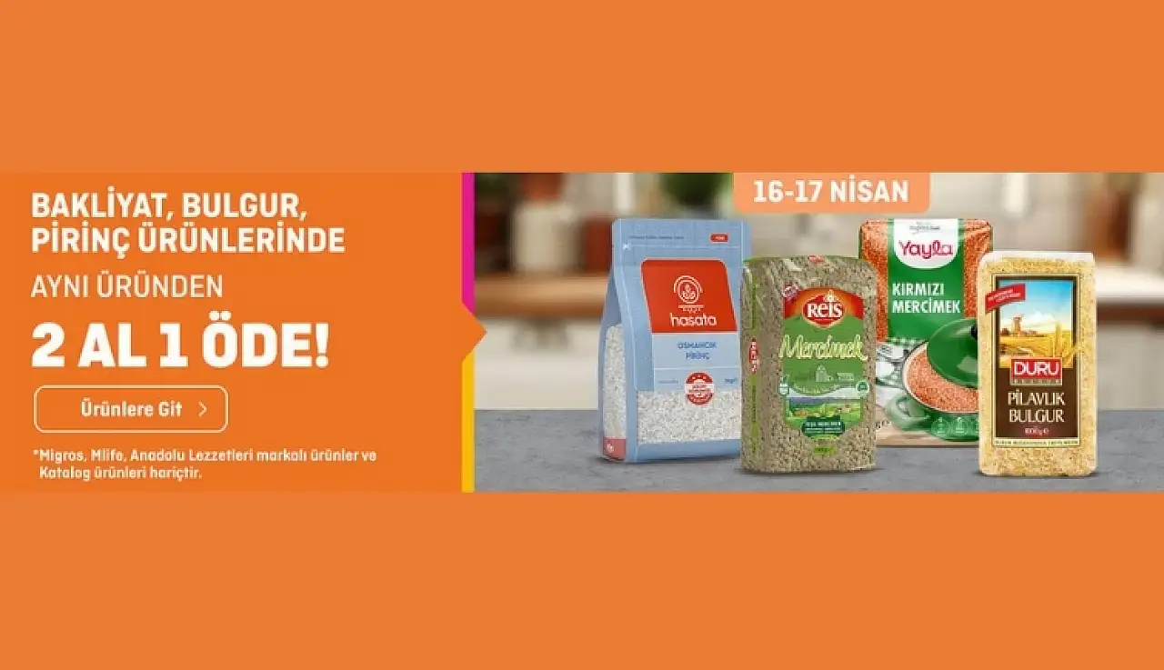 Migros'ta 1 alana 1 bedava bitmiyor: İşte kampanyası!