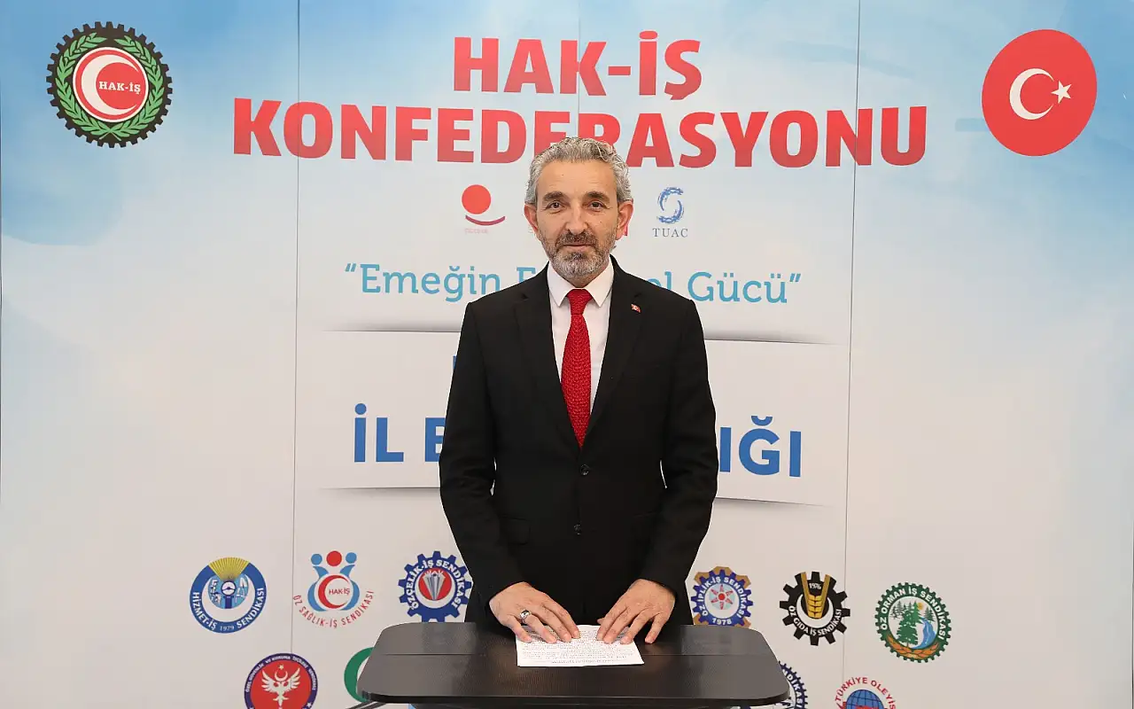 HAK-İŞ Kayseri'den 15 Temmuz mesajı: 'Unutmadık, unutmayacağız, unutturmayacağız'
