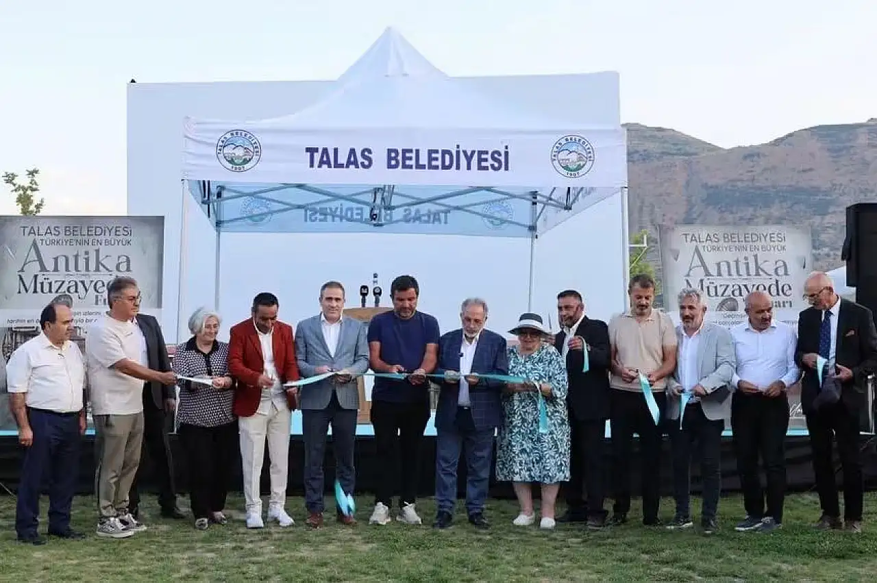 Talas'ta 100 bin antika görücüye çıktı